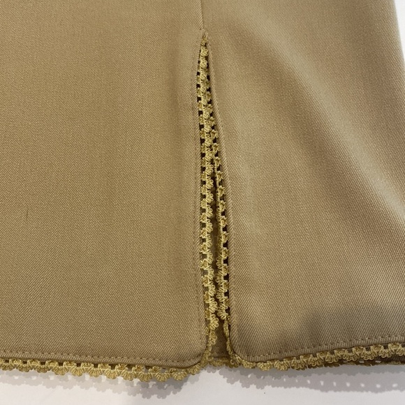 VERTIGO PARIS MADE IN FRANCE FITTED HIGH SLIT SKIRT - Picture 3 of 10